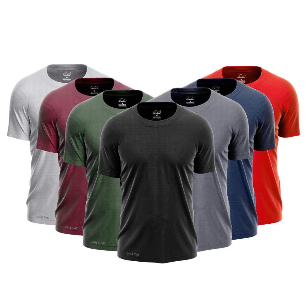 7er-Set Technologische T-Shirts - Anti-Schweiß - KONIGFIT