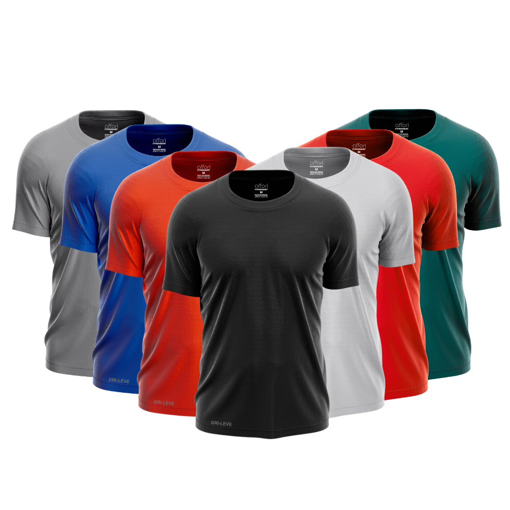 7er-Set Technologische T-Shirts - Anti-Schweiß - KONIGFIT