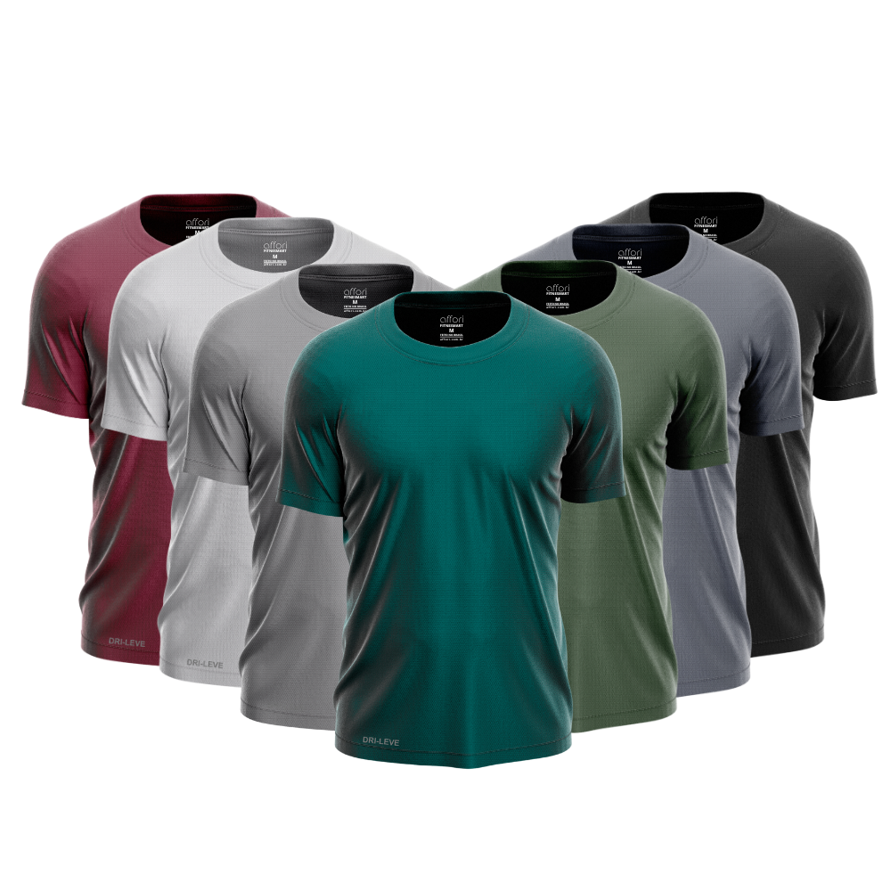 7er-Set Technologische T-Shirts - Anti-Schweiß - KONIGFIT