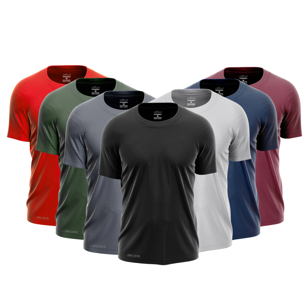 7er-Set Technologische T-Shirts - Anti-Schweiß - KONIGFIT