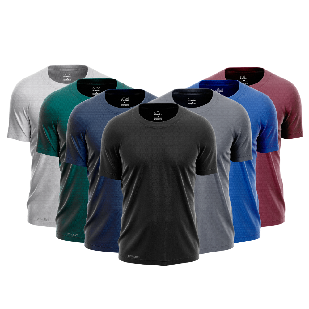 7er-Set Technologische T-Shirts - Anti-Schweiß - KONIGFIT