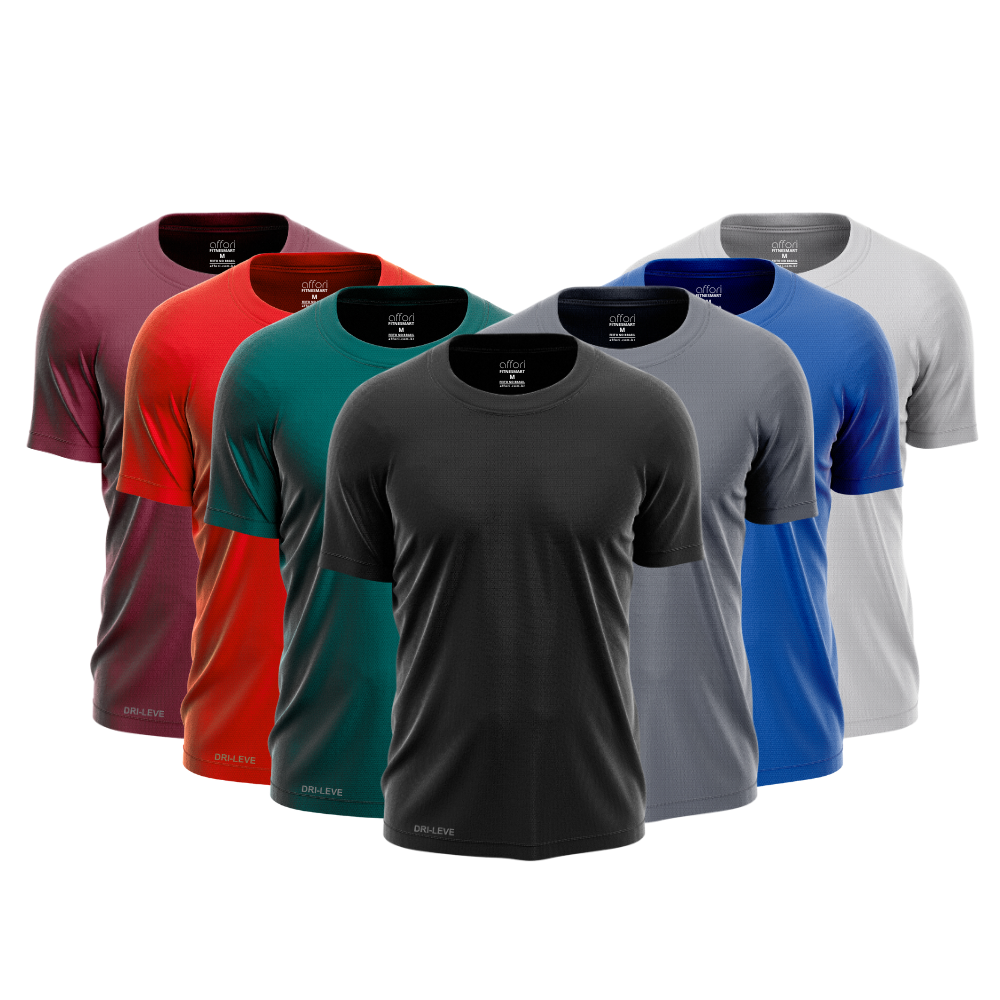 7er-Set Technologische T-Shirts - Anti-Schweiß - KONIGFIT