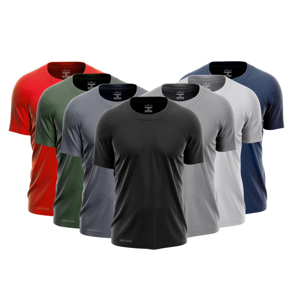 7er-Set Technologische T-Shirts - Anti-Schweiß - KONIGFIT