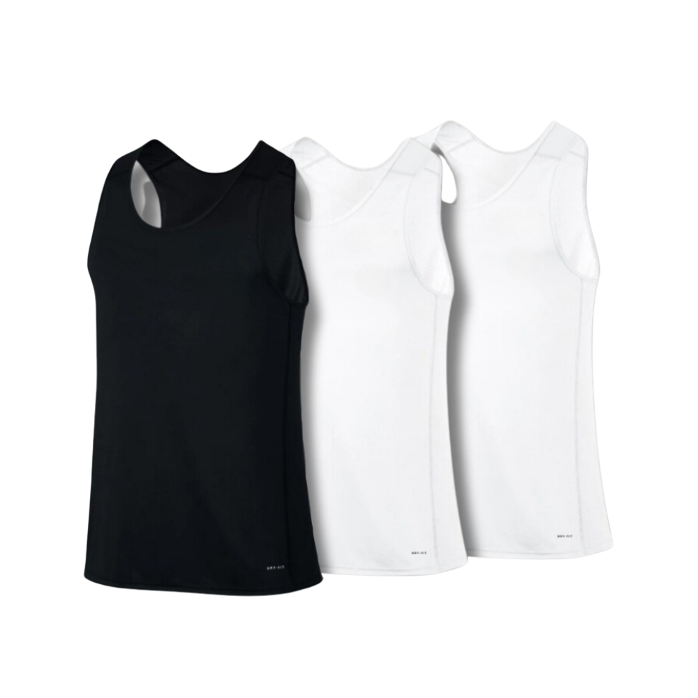 3-teiliges Tanktop-Set – Anti-Schweiß und Anti-Geruch - KONIGFIT