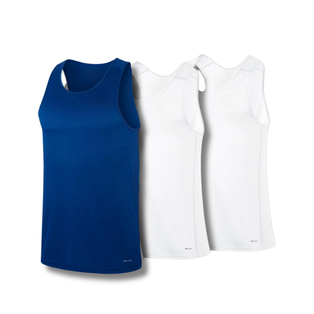 3-teiliges Tanktop-Set – Anti-Schweiß und Anti-Geruch - KONIGFIT