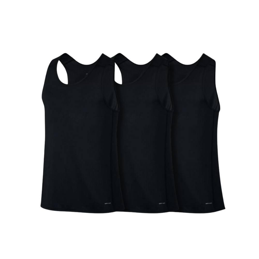 3-teiliges Tanktop-Set – Anti-Schweiß und Anti-Geruch - KONIGFIT