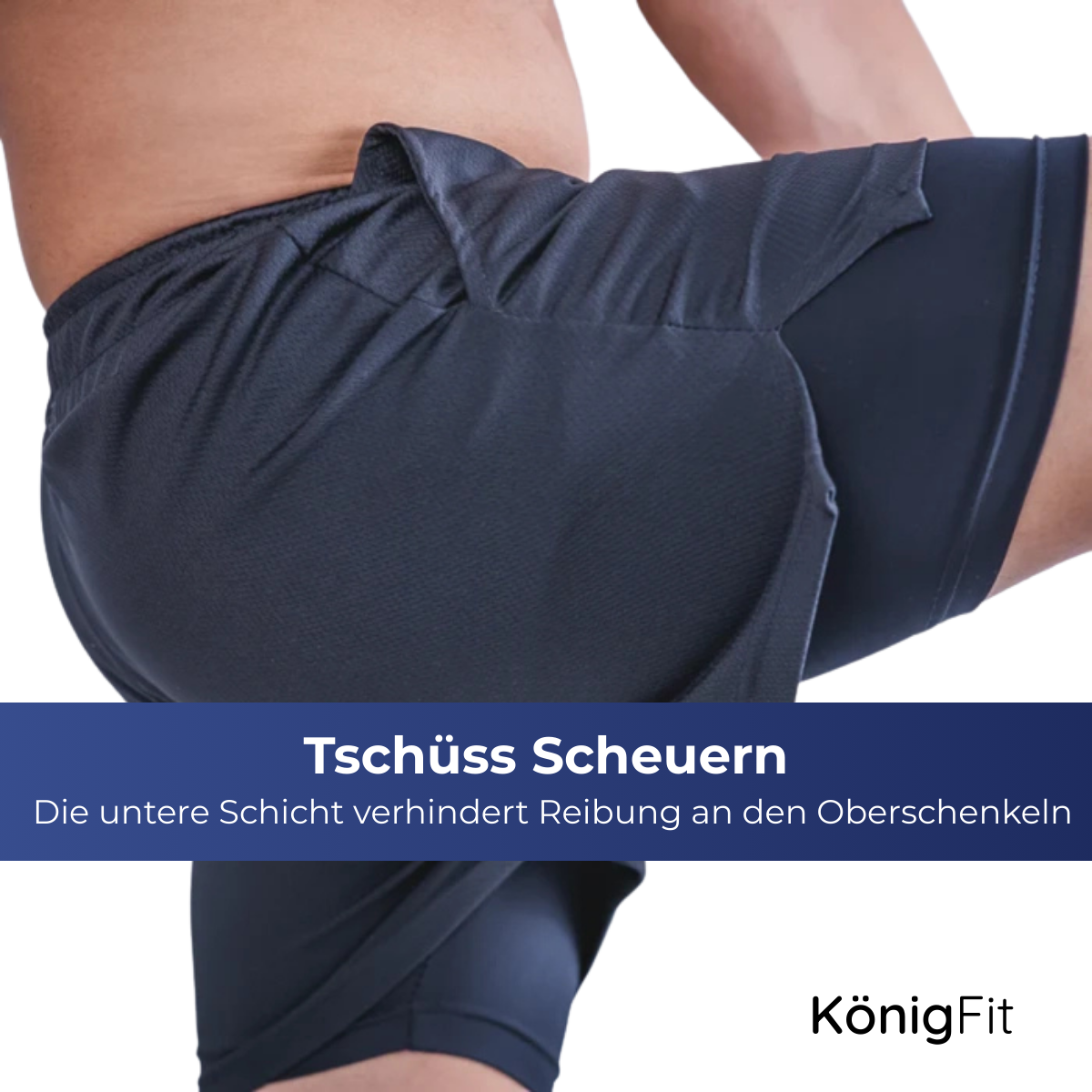 2-in-1-Kompressionsshorts – KONIGFIT