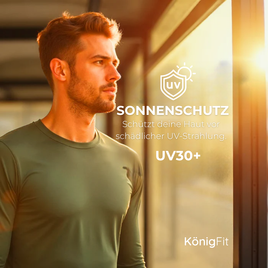 3er-Set Technologische Langarm-T-Shirts - ThermoShirt - KONIGFIT