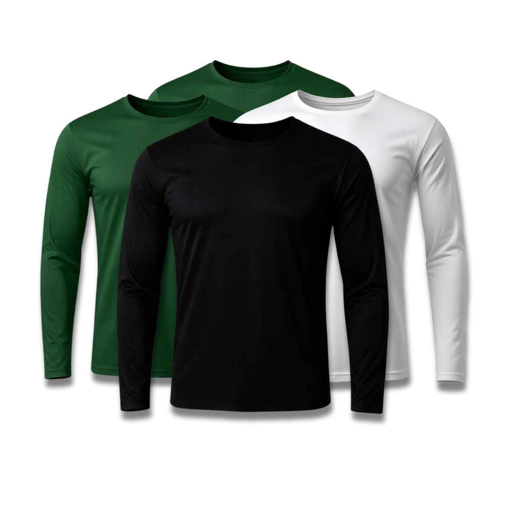 Set mit 4 Langarm-T-Shirts mit Technologie – Jubiläumsaktion - KONIGFIT