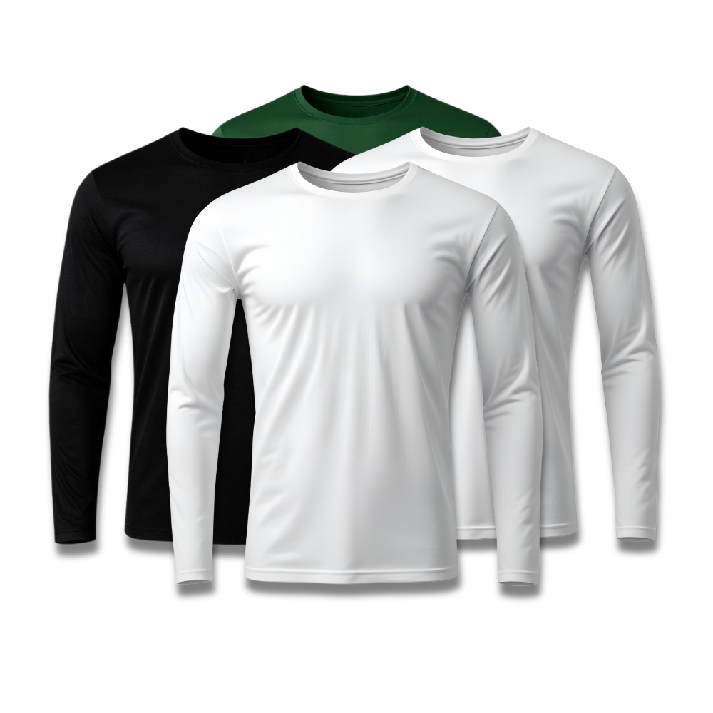Set mit 4 Langarm-T-Shirts mit Technologie – Jubiläumsaktion - KONIGFIT
