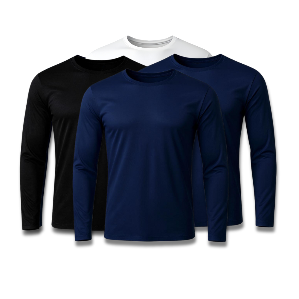 Set mit 4 Langarm-T-Shirts mit Technologie – Jubiläumsaktion - KONIGFIT