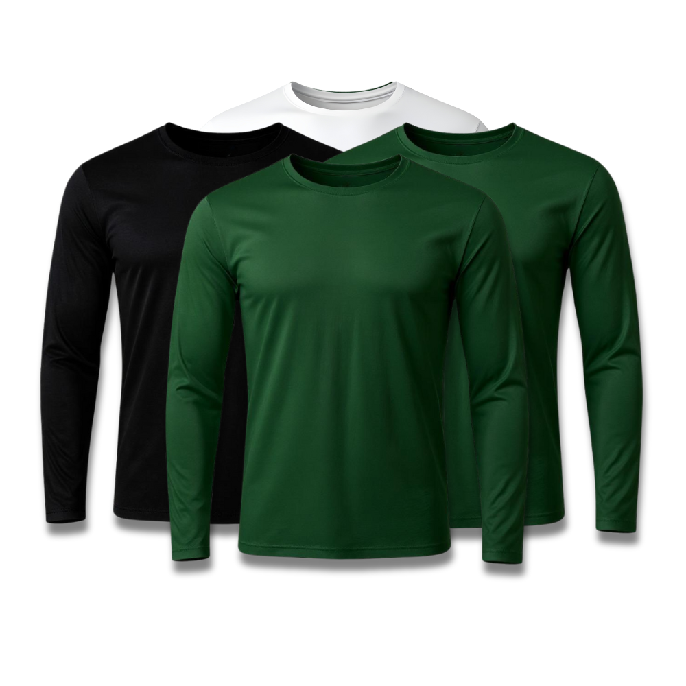 Set mit 4 Langarm-T-Shirts mit Technologie – Jubiläumsaktion - KONIGFIT