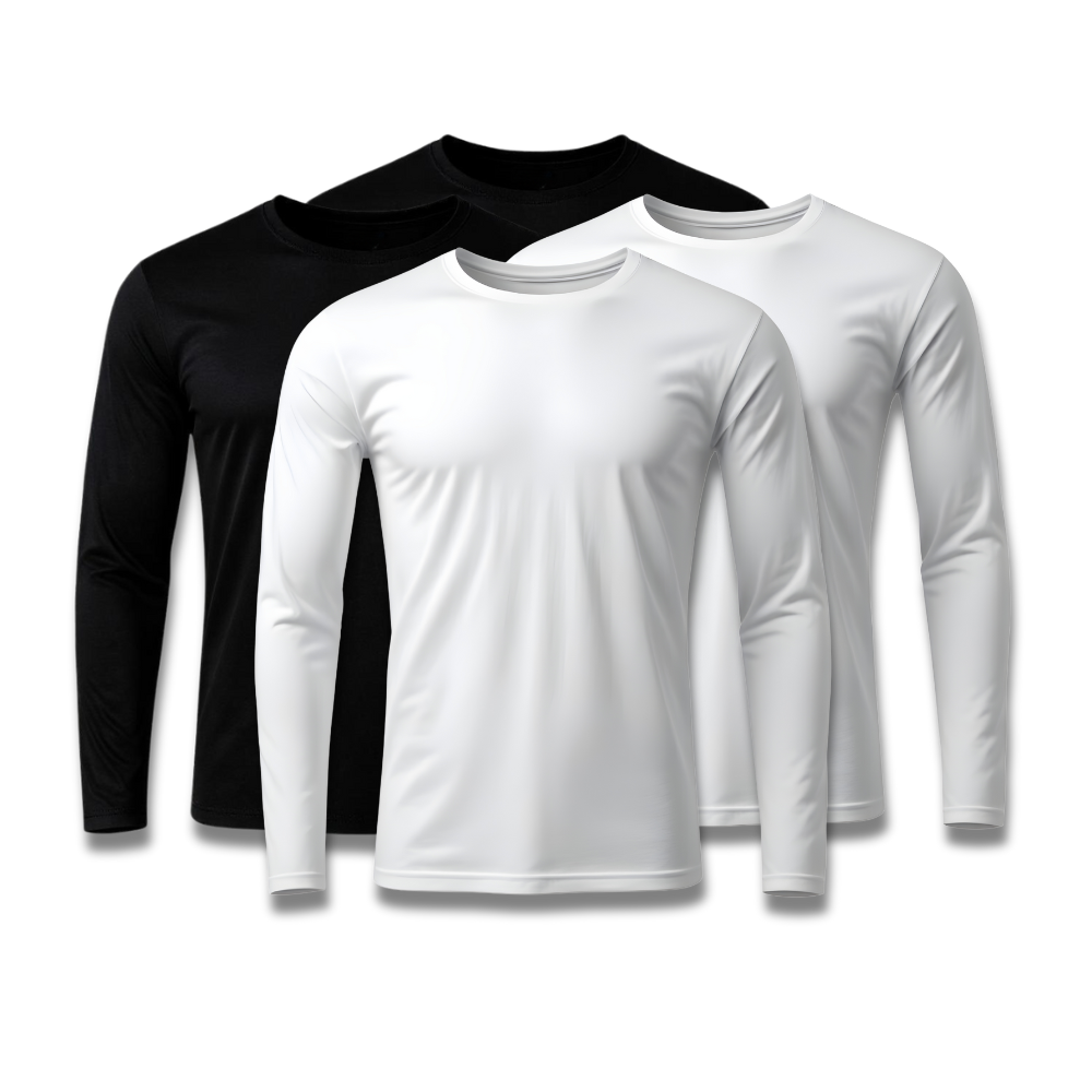 Set mit 4 Langarm-T-Shirts mit Technologie – Jubiläumsaktion - KONIGFIT