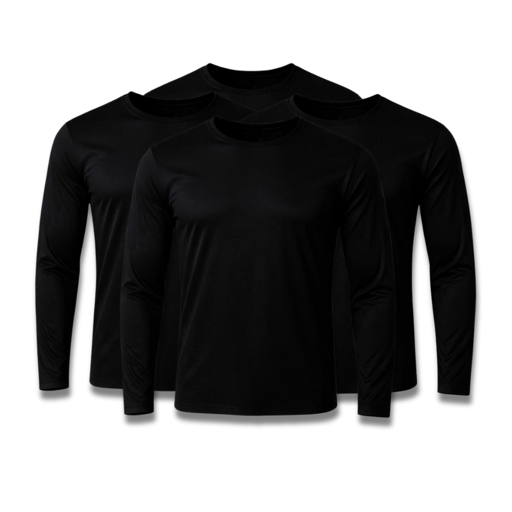 Set mit 4 Langarm-T-Shirts mit Technologie – Jubiläumsaktion - KONIGFIT