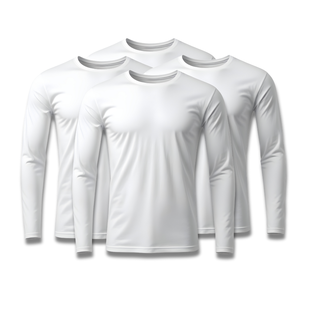 Set mit 4 Langarm-T-Shirts mit Technologie – Jubiläumsaktion - KONIGFIT