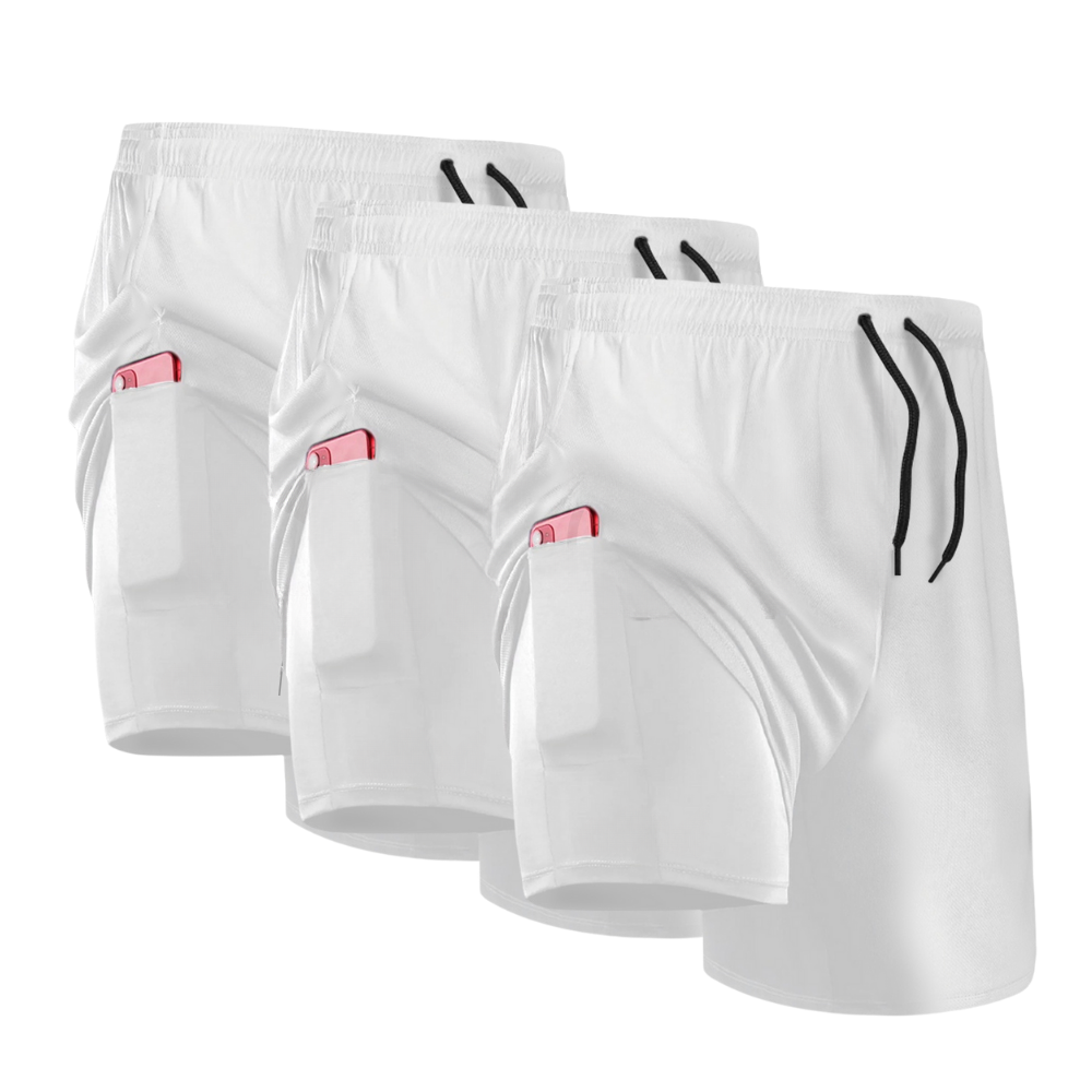 Kaufen Sie 2 und erhalten Sie 3 – 2-in-1-Kompressionsshorts - KONIGFIT