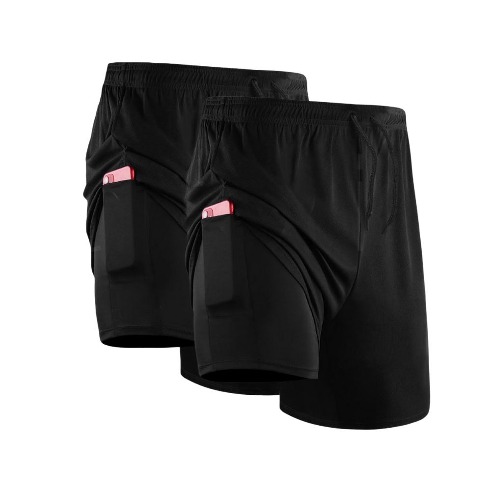 2-in-1-Kompressionsshorts-Set - KONIGFIT