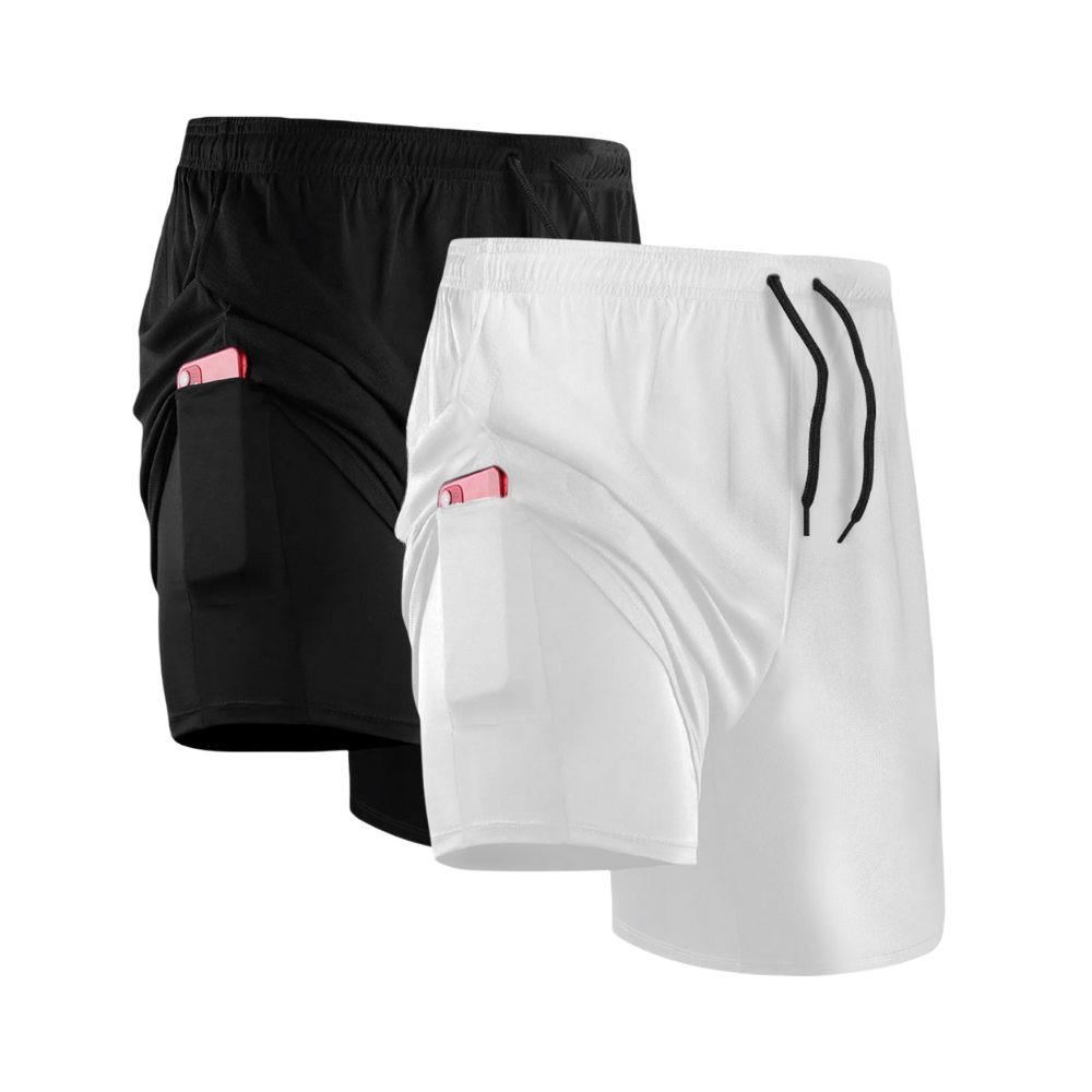 2-in-1-Kompressionsshorts-Set - KONIGFIT