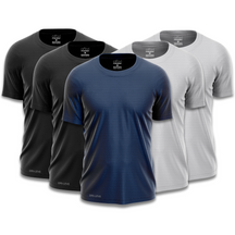 5er-Set Dry Fit T-Shirts für Herren fürs Fitnessstudio – Anti-Schweiß - KONIGFIT