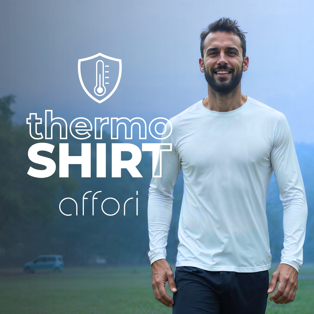 Set mit 4 Langarm-T-Shirts mit Technologie – Winteraktion - KONIGFIT