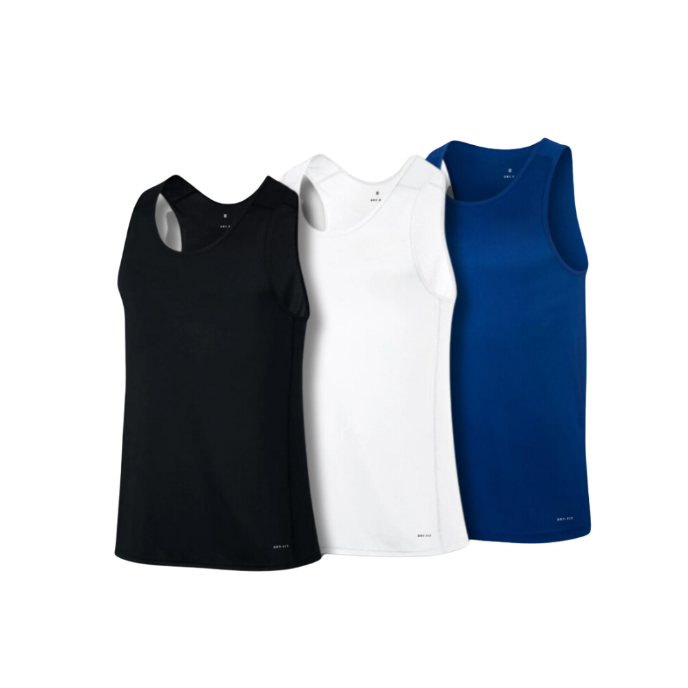 3-teiliges Tanktop-Set – Anti-Schweiß und Anti-Geruch - KONIGFIT