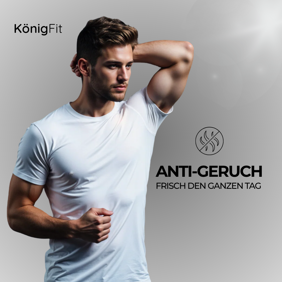 3er-Set Dry Fit Trainings-T-Shirts für Herren – Anti-Schweiß - KONIGFIT